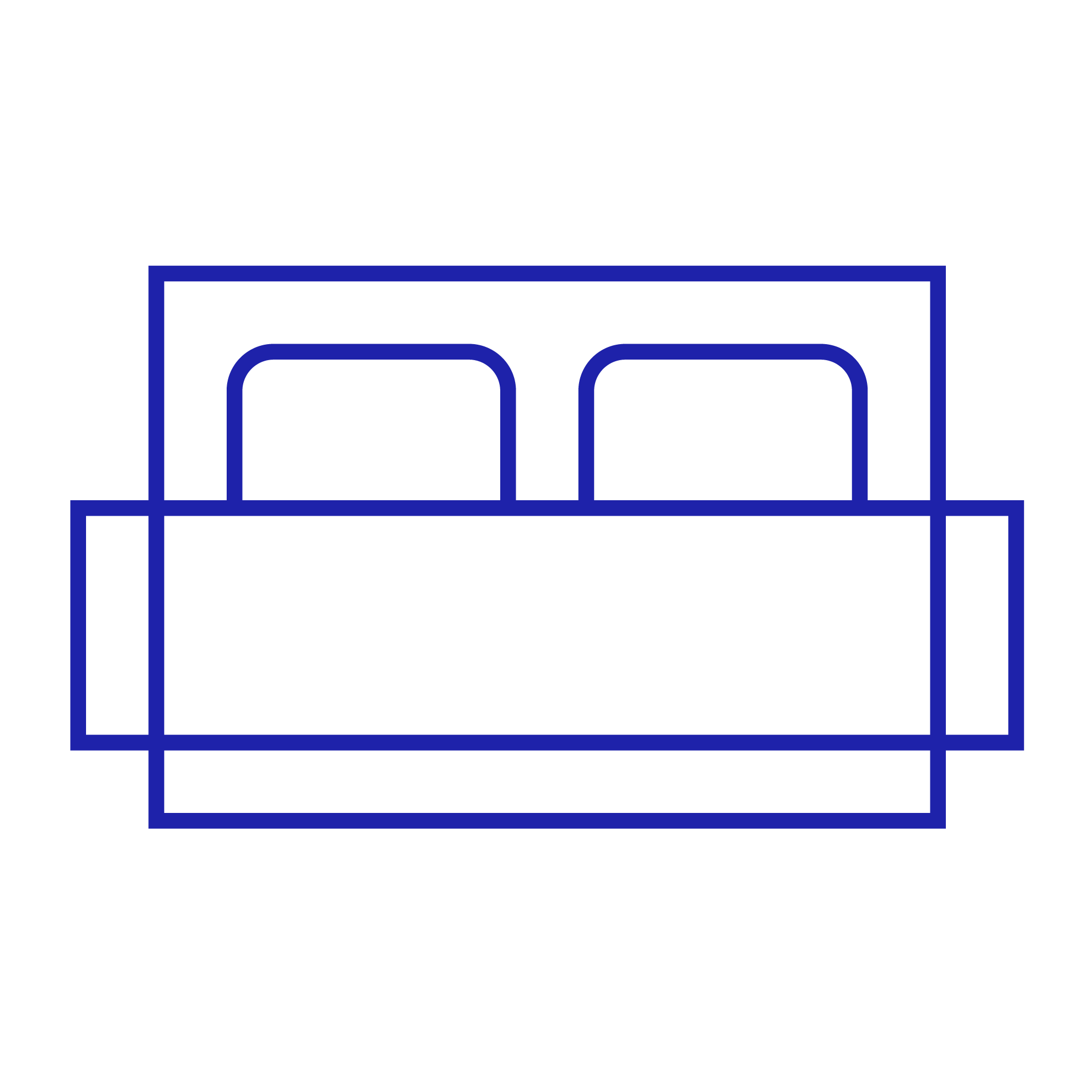 2 Single beds